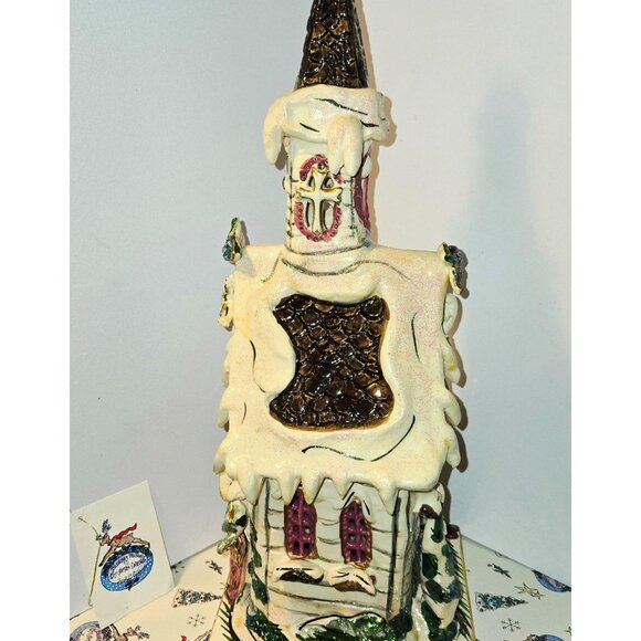 Blue Sky 14" Christmas Church Village Figurine By Heather Goldminc "Come All Ye - Picture 3 of 10